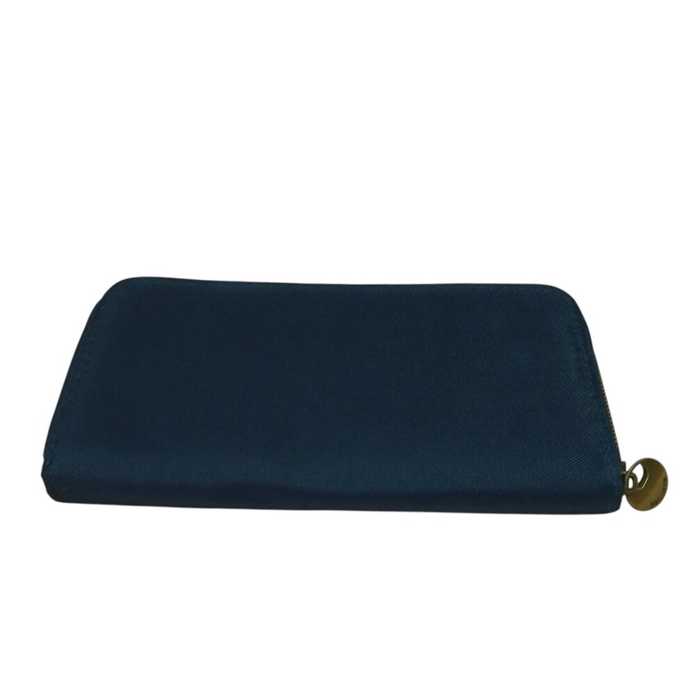 TRAVELON Women's Blue Zip Around Wallet RFID Blocking Travel Nylon 7.5x4” - Picture 4 of 4